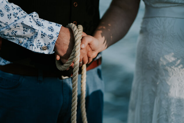 Handfasting Cord Celtic 'nine Knots' Design Teal -  UK